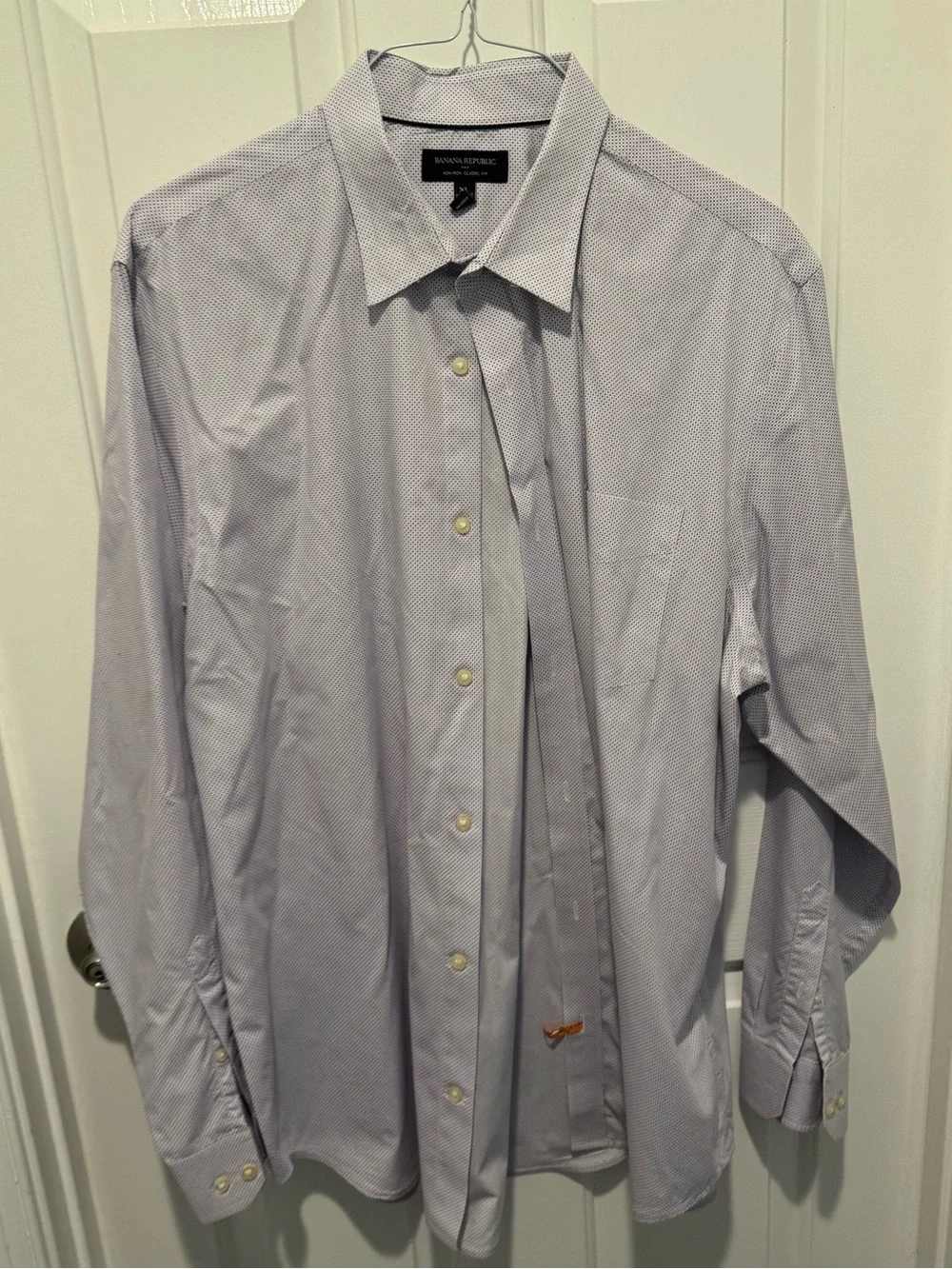 banana republic dress shirt sizes NWT BANANA REPUBLIC MEN SLIM DRESS SHIRT, Size XXL (2XLarge)